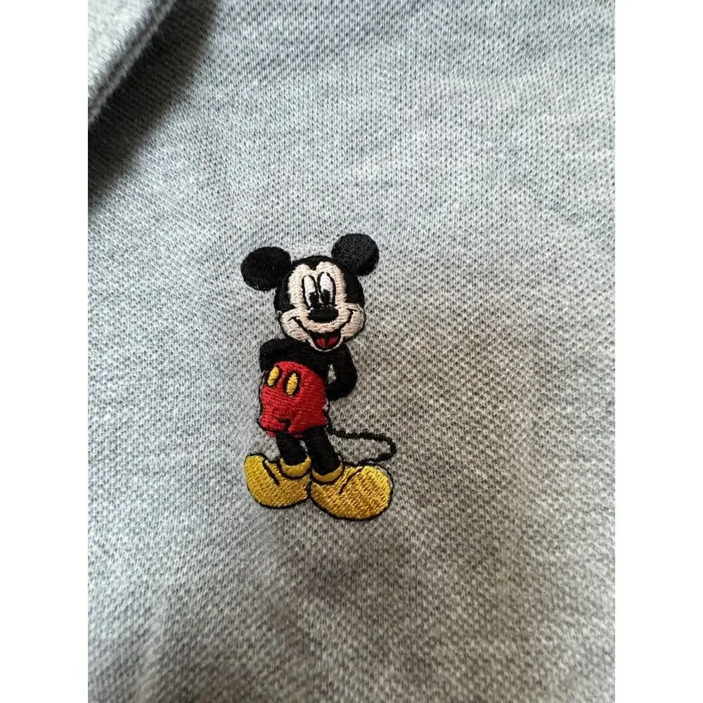 Disney Men’s 100% Cotton Mickey Mouse Colorblock Polo Size XL - Picture 4 of 6